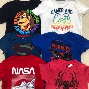 Gently Loved: Tee Shirt Bundle, Size 6